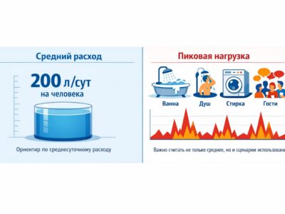 Производительность автономной канализации: как считать без самообмана