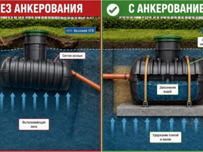 Всплытие септика: почему это происходит и как защитить систему